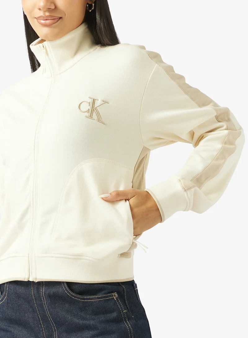 Calvin Klein Jeans  Logo Track Jacket for Women | Best Price UAE
